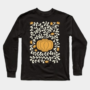 Golden Vase | Summer Bloom: Matisse Night Edition Long Sleeve T-Shirt